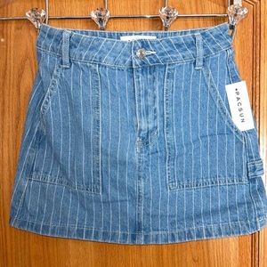 PACSUN DENIM MINI SKIRT
